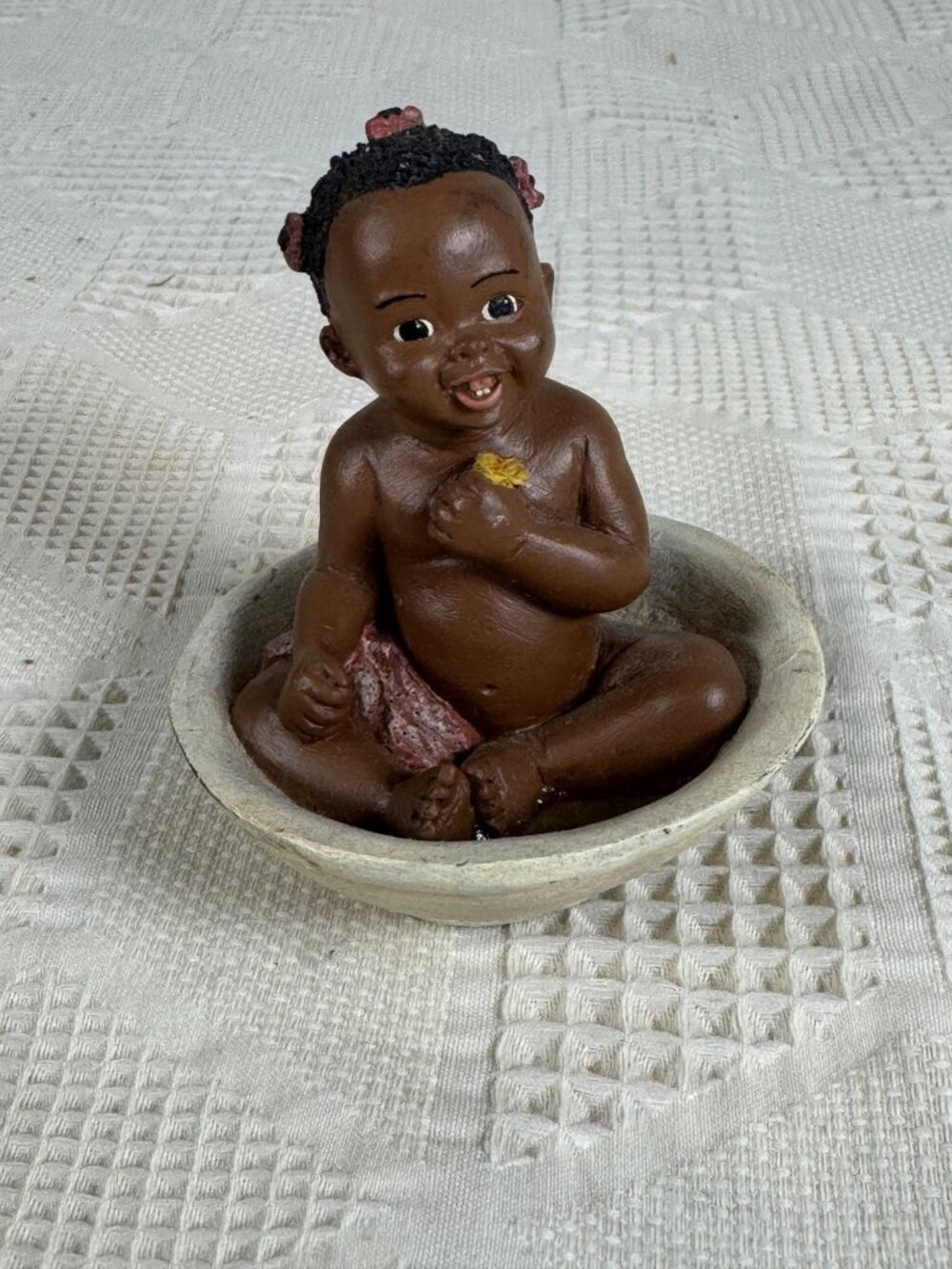 All Gods Children Martha Holcombe Root Figurine of Young Girl Bathing Janae 106